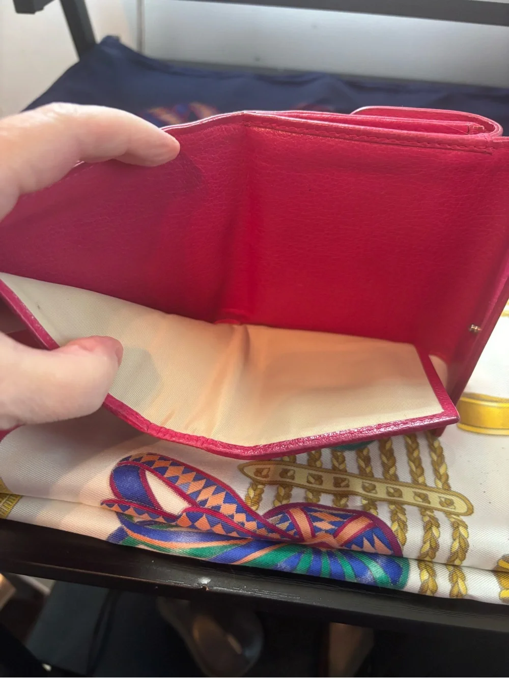 AUTHENTIC Christian Dior Lady Dior Charm Wallet - Pink Cannage Stitching EUC - Picture 9 of 9